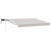 vidaXL Estrutura de Toldo Manual com LEDs 4 &times; 3,5 m