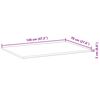 vidaXL Tampo de mesa retangular 120x70x2 cm madeira de ac&aacute;cia maci&ccedil;a