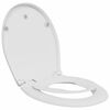vidaXL Assento de Vaso Sanit&aacute;rio Branco 47 x 37 x 4 cm Duroplast