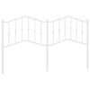 vidaXL Cabeceira de substitui&ccedil;&atilde;o 160 cm metal branco