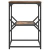 vidaXL Mesa Lateral Carvalho Defumado 41 x 40 x 60 cm