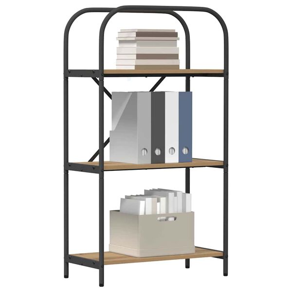 vidaXL Estante Carvalho Artesanal 60 x 30 x 109 cm Madeira processada