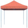 vidaXL Tenda para festas pop-up dobrável 410x279x315 cm terracotta
