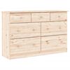 vidaXL C&oacute;moda ALTA 112x35x73 cm madeira de pinho maci&ccedil;a