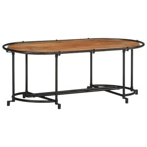 vidaXL Mesa de centro 110x55x40 cm madeira de ac&aacute;cia maci&ccedil;a