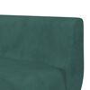 vidaXL Sof&aacute;-cama em forma de L 275x140x70 cm veludo verde-escuro