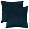 vidaXL Capa almofada 2 unid. HEERLEN Azul Marinho 70 x 70 cm