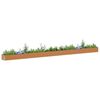 vidaXL Canteiro de jardim elevado 775 x 50 x 36 cm Aço Galvanizado
