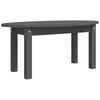 vidaXL Mesa de centro 80x40x35 cm madeira de pinho maci&ccedil;a cinzento