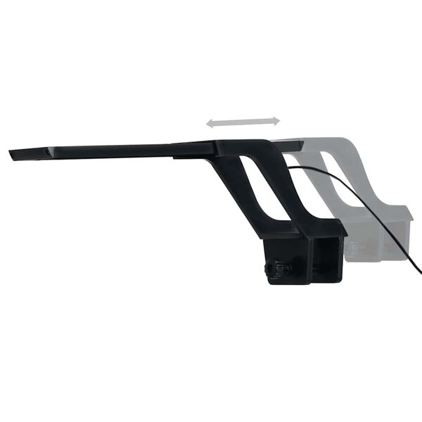 vidaXL L&acirc;mpada de aqu&aacute;rio LED com bra&ccedil;adeira 25-45 cm azul e branco