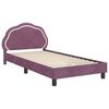 vidaXL Estrutura de Cama Infantil com Cabeceira Roxo 90 x 190 cm