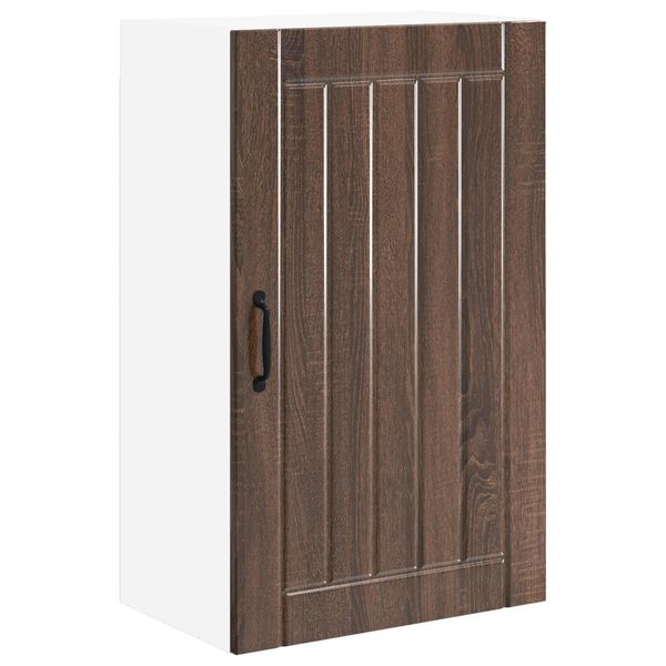 vidaXL Arm&aacute;rio de Cozinha Lucca Carvalho Castanho 50 x 31 x 80 cm