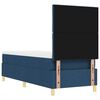 vidaXL Cama Box com colch&atilde;o com cabeceira Azul 80 x 200 cm tecido