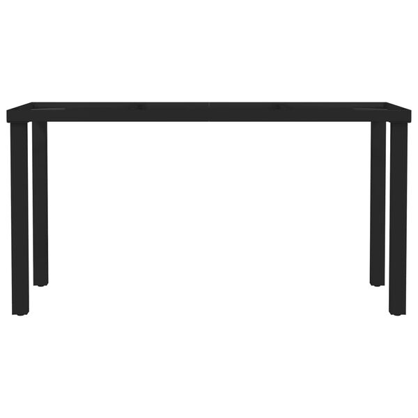vidaXL Pernas para mesa de jantar estrutura em I 160x70x72 cm