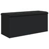 vidaXL Banco de arruma&ccedil;&atilde;o 102x42x45 cm derivados de madeira preto