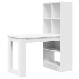 vidaXL Mesa Branco Derivados de Madeira 122 x 67 x 145 cm