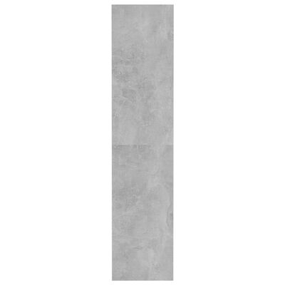 vidaXL Estante/divisória 80x30x135 cm contraplacado cinzento cimento