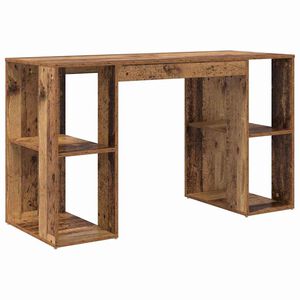 vidaXL Mesa Madeira Antiga Derivados de Madeira 130 x 50,5 x 75 cm