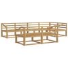 vidaXL Conjunto de Sof&aacute;s para Exterior 8 pcs Branco