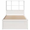 vidaXL Cama sem colch&atilde;o 90x190 cm madeira de pinho maci&ccedil;a branco