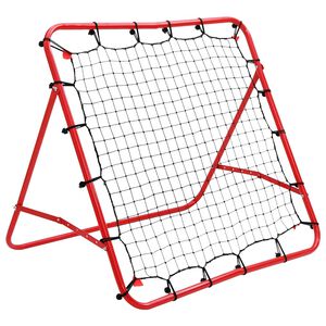 vidaXL Rede de ressalto para futebol ajust&aacute;vel 100 x 100 cm