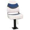 vidaXL 2 pcs conjunto assento de barco dobr&aacute;vel com encosto alto