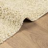 vidaXL Tapete shaggy de pelo alto PAMPLONA 120x120 cm dourado