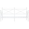 vidaXL Cama de Dia sem Colch&atilde;o 90x190 cm a&ccedil;o branco