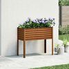vidaXL Vaso de jardim 100x45x90 cm A&ccedil;o resistente &agrave;s intemp&eacute;ries