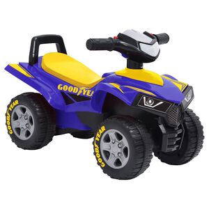 vidaXL Moto-quatro infantil Good Year azul