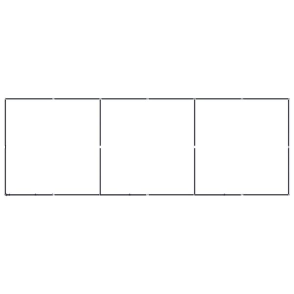 vidaXL Canil de exterior 11,06 m&sup2; a&ccedil;o