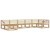 vidaXL Conjunto de Sof&aacute;s para Exterior 7 pcs Branco