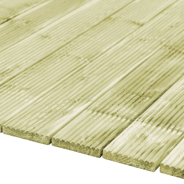 vidaXL Tábuas de terraço 32 pcs 4,64 m² 1m pinho maciço impregnado