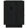 vidaXL Mesas de cabeceira 2 pcs 40x34x45cm madeira pinho maci&ccedil;a preto