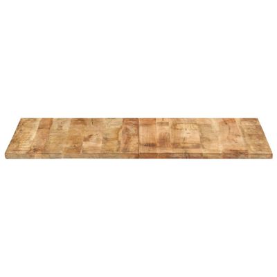 vidaXL Tampo de mesa 120x60x(2,5-2,7) cm madeira de mangueira áspera