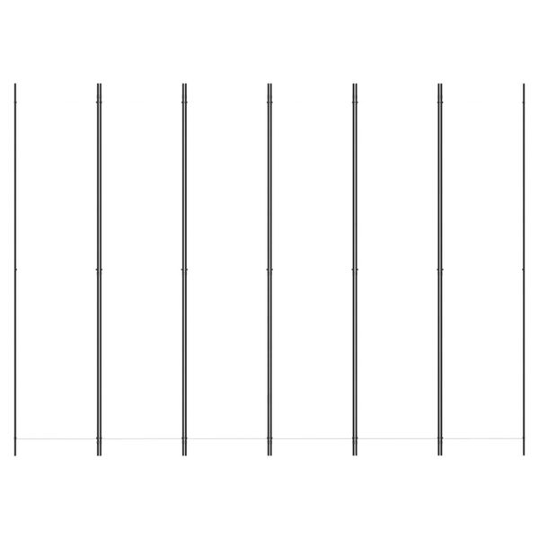 vidaXL Divisória/biombo com 6 painéis 300x220 cm tecido branco