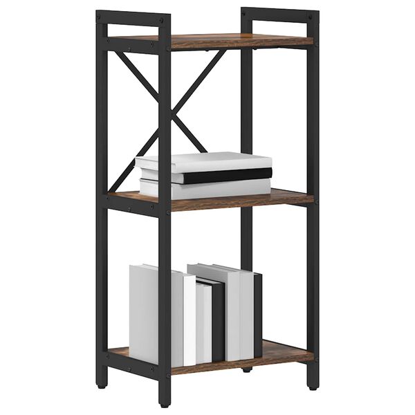 vidaXL Estante Carvalho Defumado 40 x 30 x 85 cm Madeira processada