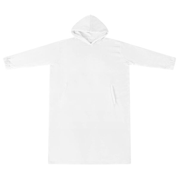vidaXL Sweatshirt manta Branco s Flanela
