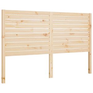vidaXL Cabeceira de cama 156x4x100 cm pinho maci&ccedil;o