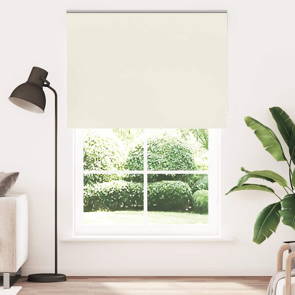 vidaXL Persiana de enrolar 150x230 cm largura tecido 146,6cm poli&eacute;ster