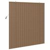 vidaXL Estores de rolo com cortinas Manual Castanho 140 x 160 cm Bambu