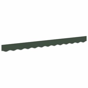 vidaXL Substitui&ccedil;&atilde;o de Valance de Toldo Verde-Escuro 236 x 20 cm