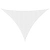 vidaXL Para-sol estilo vela tecido oxford triangular 4x5x5 m branco