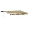 vidaXL Estrutura de Toldo Manual com LEDs 3,5 x 2,5 m