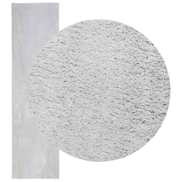 vidaXL Tapetes de &aacute;rea HUARTE Cinzento 1000 x 80 cm Poli&eacute;ster