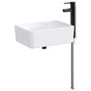 vidaXL Cub&iacute;culo de Banheiro Preto Fosco 40,5 x 30,5 x 13 cm Metal