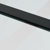 vidaXL Porta deslizante c/ conj. ferragens 90x205cm vidro ESG preto