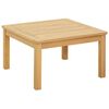 vidaXL Mesa de centro Ac&aacute;cia clara 60 x 60 x 36 cm
