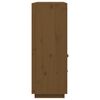 vidaXL Aparador alto 100x40x108,5 cm pinho maci&ccedil;o castanho mel