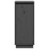 vidaXL Aparadores 2 pcs 31,5x34x75 cm madeira de pinho maci&ccedil;a cinza